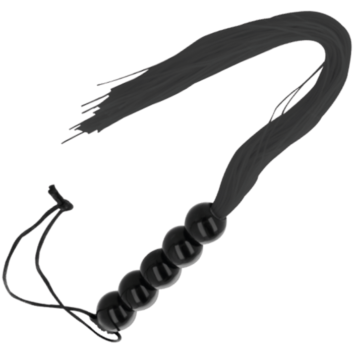 Surrendering to the senses and yielding to desire will not cost you anything with this beautiful collection restrictions of the Darkness collection. Exquisitely designed in superior black color.Elegant bondage whip. With grip handle for easy use.	Total length: 45 cm	If you fancy being even more naughty