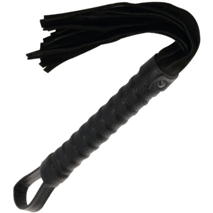 Surrendering to the senses and yielding to desire will not cost you anything with this beautiful collection restrictions of the Darkness collection. Exquisitely designed in superior black color.	Elegant bondage whip. With grip handle for easy use.	If you fancy being even more naughty