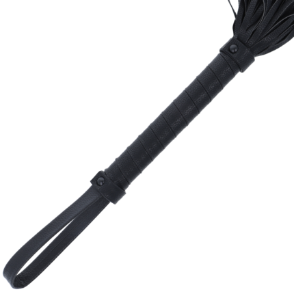 Surrendering to the senses and yielding to desire will not cost you anything with this beautiful collection restrictions of the Darkness collection. Exquisitely designed in superior black color.	Elegant bondage whip. With grip handle for easy use.	If you fancy being even more naughty