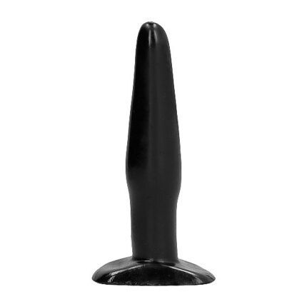 this Buttplug All Black is a small but perverted toy to fill your anal totality.Water and silicone based lubricants can be used here. It is important to clean the cap well after use. Each toy is tightly wrapped in a transparent plastic protective case.	Material: PVC	Measures: 11 x 3 cm* To achieve an optimal experience and to be able to enjoy it in a pleasant and painless way