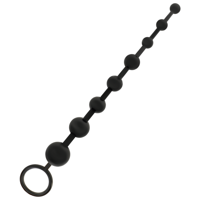 for a better insertion for beginners.Characteristics:	Anal Bead Chain Perfect For Beginners	Material: silky soft tpr	Ideal for beginners and advanced	Easy to clean	Easy removal rings	Total length: 29 cm* To achieve an optimal experience and to be able to enjoy it in a pleasant way and without feeling pain