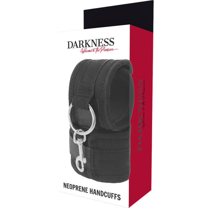 darkness - neoprene handcuffs - Lovex Erootikapood