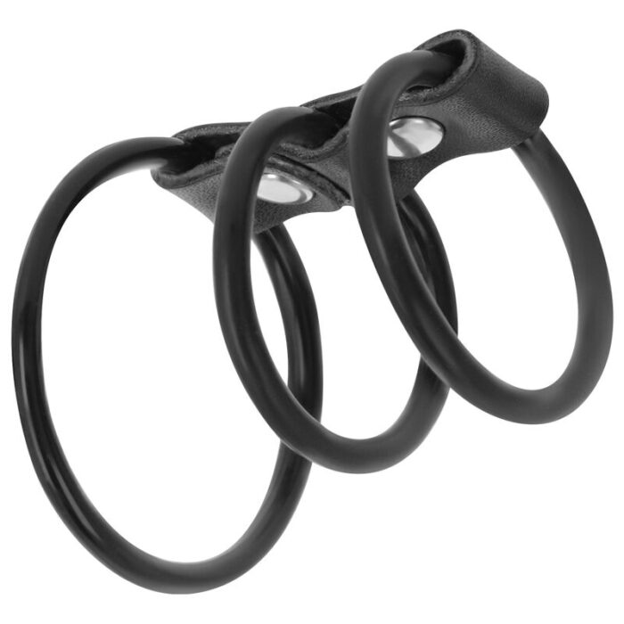 darkness - set of 3 flexible penis rings - Lovex Erootikapood