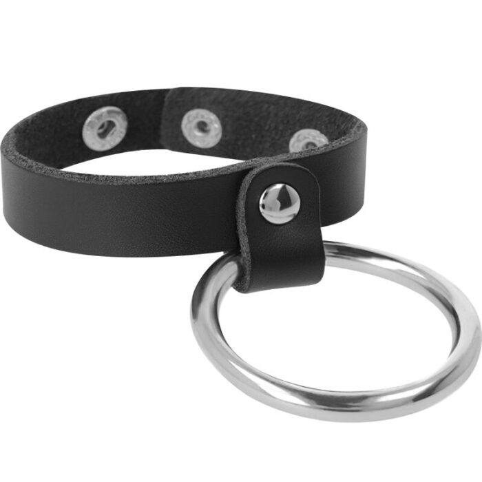 this ring for the penis and the testicles made of metal is ideal to achieve sensations that will not leave you indifferent.	Color: Black at the base of the penis and metal on the ring of the penis.	Material: Nickel free metal.THE BRANDDarkness is a brand of new generation 2020