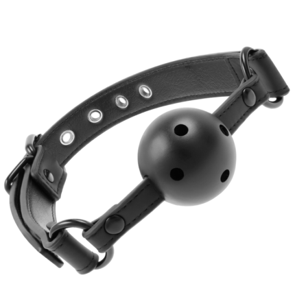 with breathing holes for the comfort of the submissive.	Made of material; Neoprene