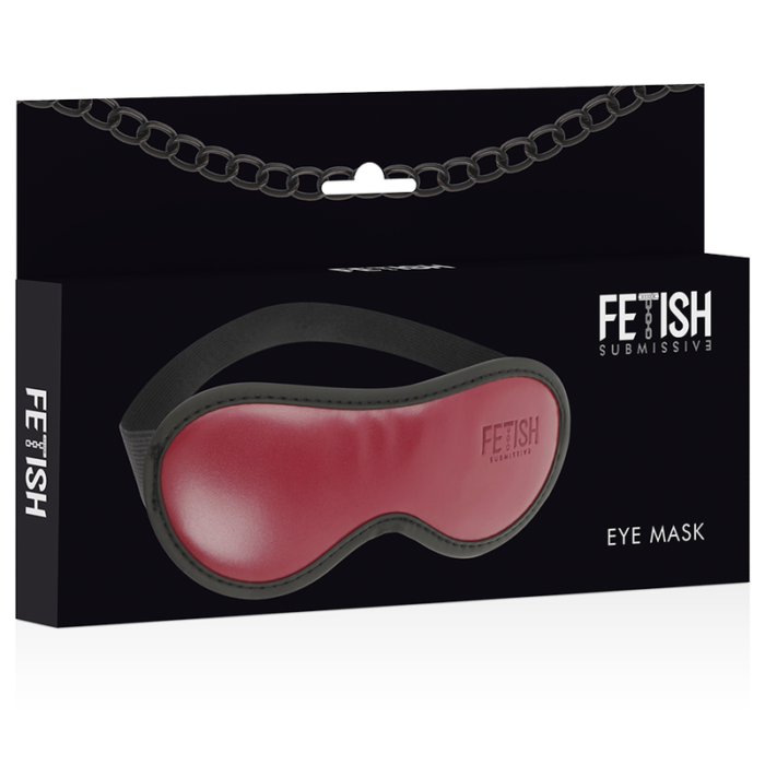 Mask FETISH SUB NEOPRENE (punane) - Lovex Erootikapood