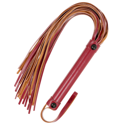 control and subdue your lover. The strips are made of soft leather and the handle is high quality suitable for advanced playersTake your fetish games to a higher level and discover your dominant or submissive side with this high quality leather fetish whip SUBMISIVE!	Made of material; Neoprene