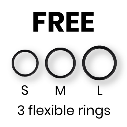 M and L rings included	1 metal ring included	Compatible with all Cock Miller dildosTHE COCKMILLER BRANDFirm feel