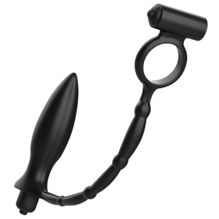 the ADDICTED TOYS Annal massager and cockring is just what you need to explore the wonderful world of anal stimulation.The Annal massager and cockring inserted in the anus and the ring around the penis