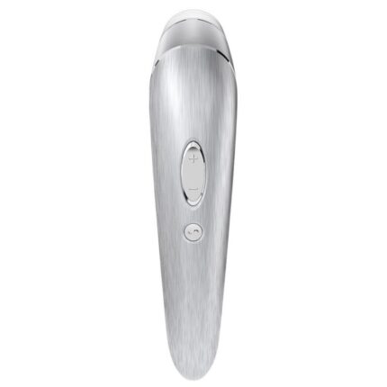minimalist look and stimulates the clitoris with a sensual combination of pulsating pressure waves and powerful vibration. The round application head made of extra soft liquid silicone surrounds your pleasure pearl perfectly