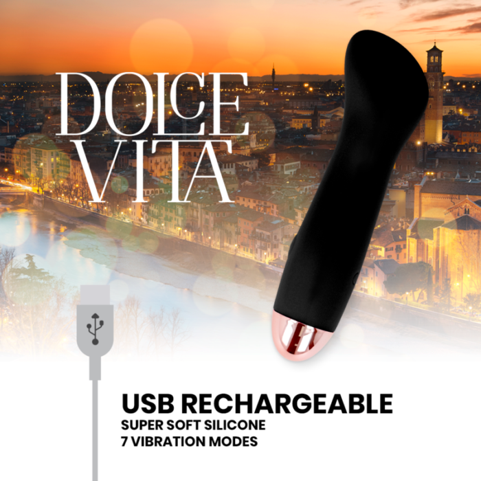 they have a fantastic touch thanks to the silicone that covers each exclusive piece.	Dolce Vita's hypoallergenic silicone stands out for its silky matte surface with an extraordinary adaptation to the body. The flexible material glides on beautifully and quickly adopts body temperature.Available with 7 vibration modes in addition to a unique function