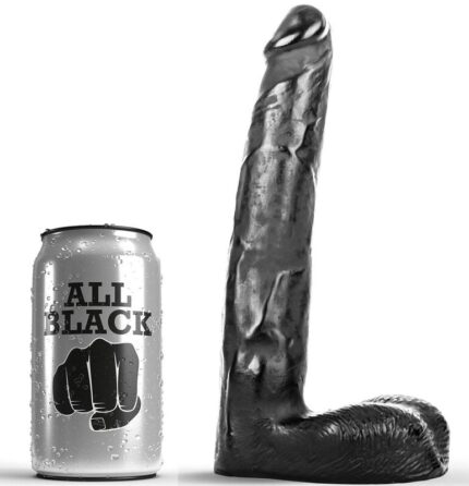 This All Black dildo has a realistic design in combination with a special texture that provides a wonderful stimulus as a result. The round jerk ensures a great feeling when inserted into your pleasure cave. Lubricants based on both water and sillicone can be used. It is important to clean the dildo thoroughly after use.Each toy is individually tightly wrapped in a transparent plastic protective case.	Dimensiones: 21 x 3