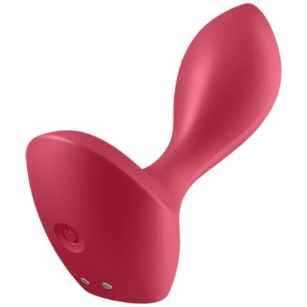 The rounded shape and powerful vibrations make the silicone Satisfyer Backdoor Lover the ideal anal vibrator for beginners. The wide base ensures you can explore your pleasure safely.	Powerful motor transmits intense vibration rhythms throughout the entire plug	12 different programs offer variety for ultimate pleasure	Suitable for both men & women 15-year guarantee	Super-strong deep vibration	Unisex	Body-friendly silicone	Waterproof (IPX7)	Whisper mode	Rechargeable Li-ion battery	Magnetic USB charging cable included	Easy to cleanSensual prostate massage with the Satisfyer Backdoor Lover Enjoy seductive vibrations with the Satisfyer Backdoor Lover! This anal vibrator stimulates you with a powerful motor and strong