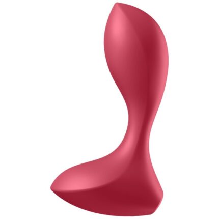 deep vibrations. The 12 diverse vibration programs can be conveniently controlled via the One Touch button and offers you maximum versatility in lovemaking with different rhythms from light and gentle to strong and intense. The Backdoor Lover is particularly flexible so it adapts perfectly to your anatomy. It also impresses with its round shape and tapered tip for targeted stimulation. The smooth surface made of body-friendly silicone ensures a wonderful feeling.Have even more fun with the Satisfyer Backdoor Lover The waterproof (IPX7) material rounds off the seductive overall package of the Backdoor Lover: The anal vibrator is not only the ideal companion for wet and wonderful sessions in the shower or bathtub
