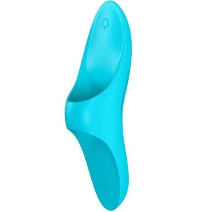 The Satisfyer Teaser is perfect for versatile stimulation of all the erogenous zones such as the clitoris and nipples: The finger vibrator is very easy and intuitive to use thanks to the flexible opening.	Powerful motor transmits intense vibration rhythms throughout the entire toy	Made from super-soft