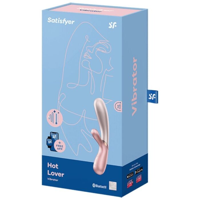 the smallerstimulator takes care of the intense clitoral stimulation. The two powerful motors can be controlled independently of each other using the control panel on the vibrator or the Satisfyer Connect app. You can also use the device’s warming function for extra hot moments: The shaft of the Satisfyer Hot Lover can be heated up to 39 degrees C/104 degrees F