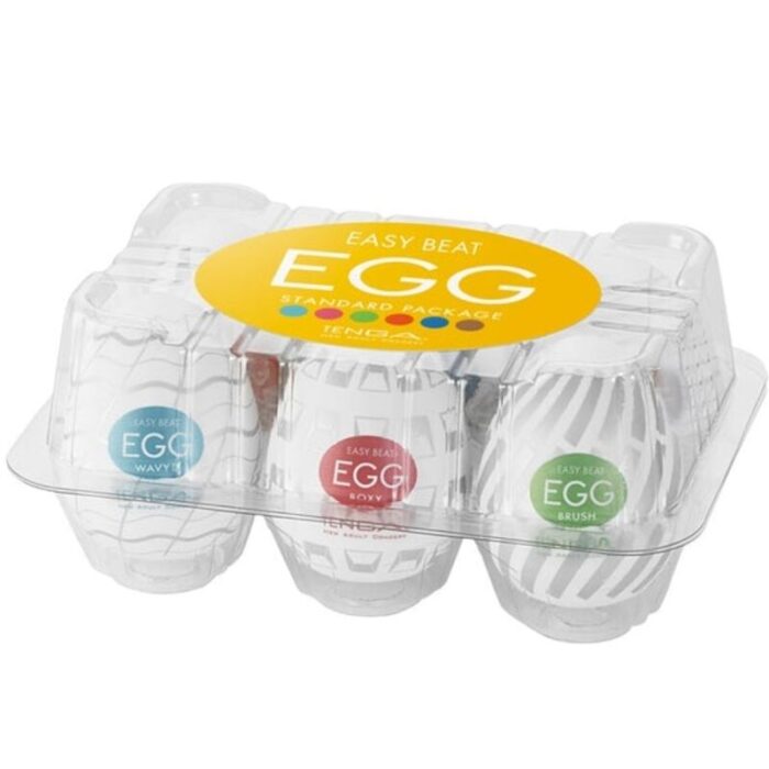 Not sure which one to try or buying for a gift? Take home the Tenga EGG Easy Beat Pack that lets you enjoy the pleasures of six types of seasons 1