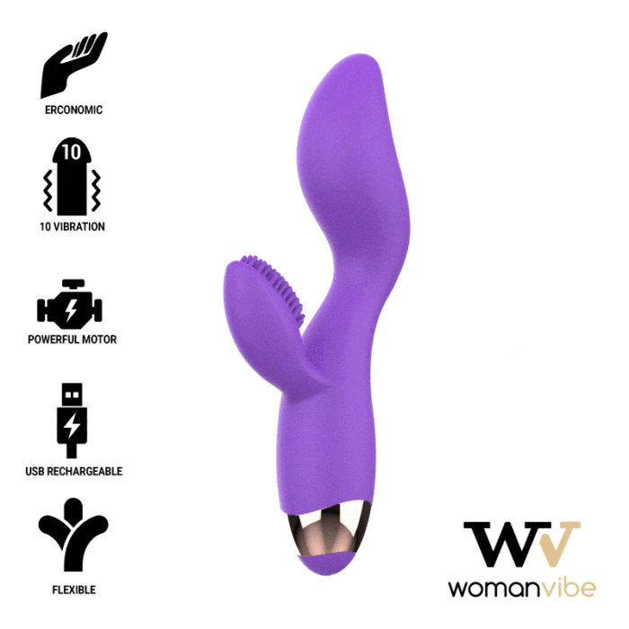 womanvibe - donna rechargeable silicone vibrator - Lovex Erootikapood