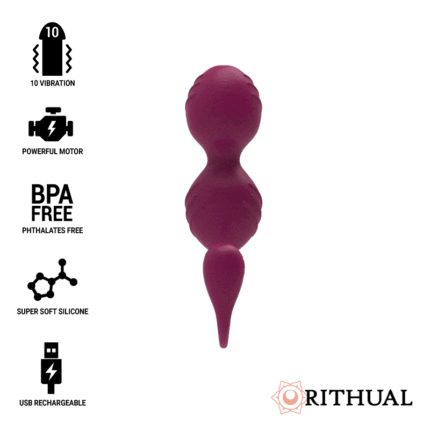 Nisha rechargeable vaginal balls that help strengthen the pelvic floor. They are a magnificent pelvic floor trainer