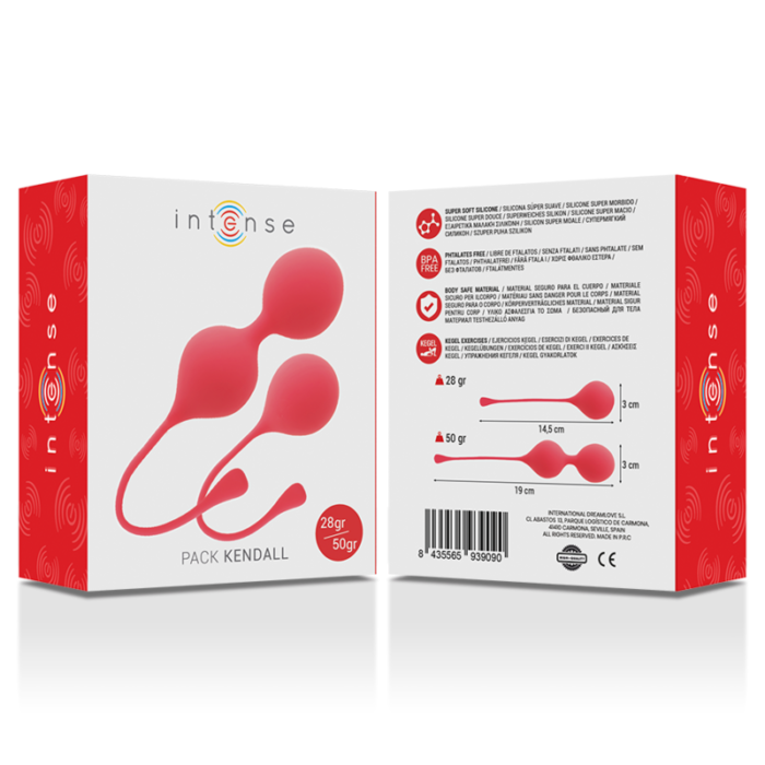 the constant and silent internal rotations generate involuntary muscle contractions that strengthen the pelvic floor musculature.Intense™ Pack Kendall helps tone the pelvic floor muscles responsible for sexual pleasure