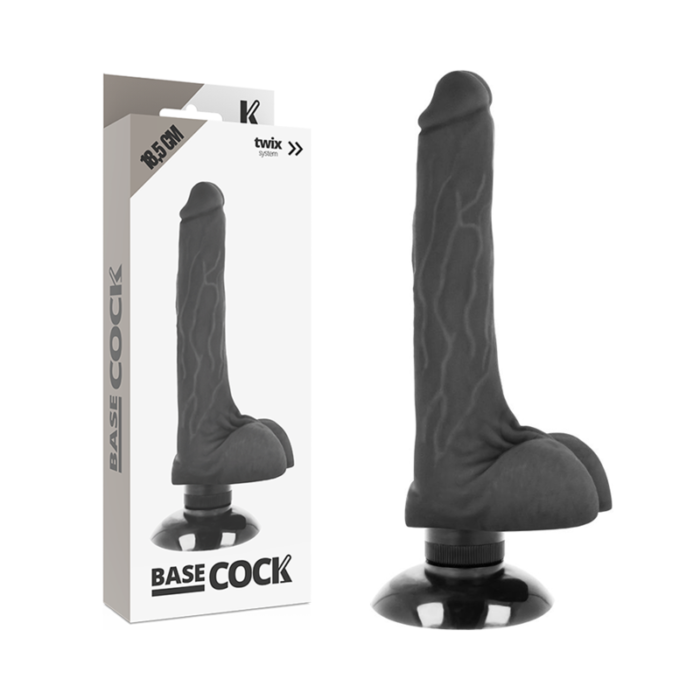 Dildo BASECOCK REALISTIC 2-1 FLESH 18.5x4 cm (must) - Lovex Erootikapood