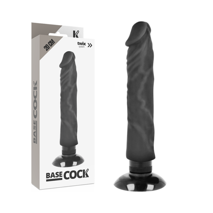 Dildo BASECOCK 2-1 REALISTIC 20x4 cm (must) - Lovex Erootikapood