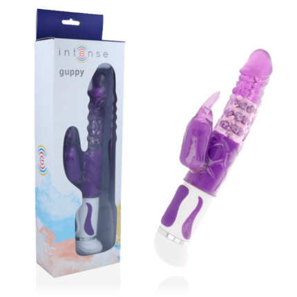 Paradise is intense and that's why discover it with Guppy. The perfect vibrator to reach any sensitive area. The intense rotators allow a greater vaginal sensation for beginners or experts that