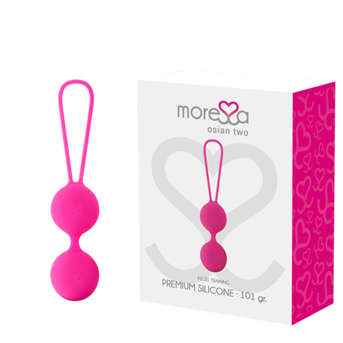 The Moressa OSIAN Chinese balls are covered with 100% high quality silicone. They have an elegant design in three colours as well as an incomparable soft