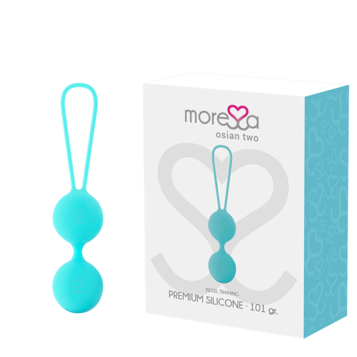 The Moressa OSIAN Chinese balls are covered with 100% high quality silicone. They have an elegant design in three colours as well as an incomparable soft