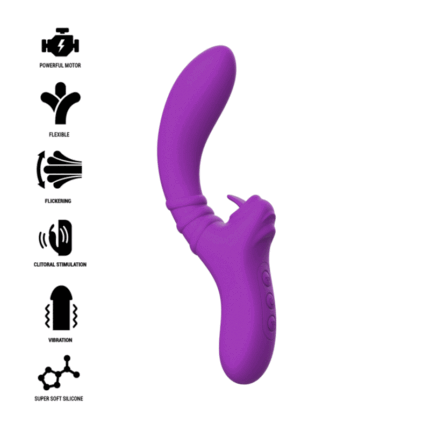 Let Intense™ Harry dance around sensitive areas as the vibrations from the silky silicone shaft drive you to ecstasy. Perfect to immerse yourself in the parts of your body that you appreciate the most and to awaken your erogenous zones.Intense™ Harry - with intense stimulation that care with sensations of pleasure never feltSilicon-Flex- Silicon flex technology makes the handle soft