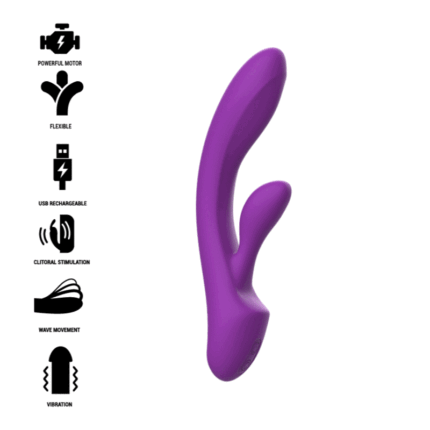 Nuestro vibrador Intense Luigi estimula el clítoris y el punto G a la vez mediante las vibraciones de dos potentes motores. El vibrador combina un manejo práctico gracias al mango ergonómico de silicona con una estimulación completa de los puntos de placer.Intense Luigi es un juguete sexual de doble estimulación