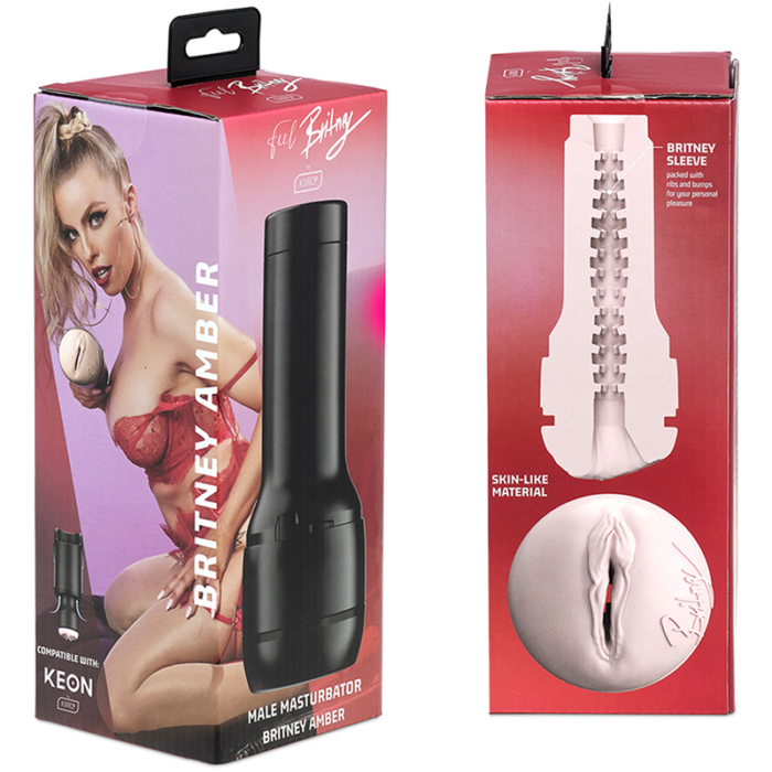 interactive experience.Beyond Pleasure	Take control of your fantasies as you slide into the Feel Britney Stroker. This stroker is designed to stimulate every part of your penis with its skin-like texture and textured canal. Inside the Feel Britney Stroker are various pressure points designed to stimulate your penis in all the right places.Feel Everything You See.	Mind-blowing orgasms are waiting for you with each use of your Feel Britney Stroker paired with KEON by KIIROO. Connect and interact with Britney's interactive erotic content