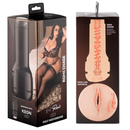 in real-time?The Feel Romi Chase Stroker was molded from her real-life body parts. You can Feel each exquisite detail of her anatomy replicated in our incredibly soft skin-like material