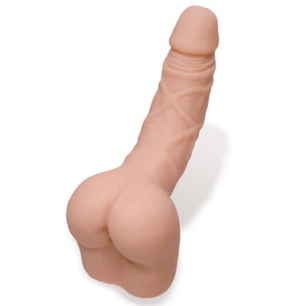 so what are you waiting for? This handheld masturbator has a pair of perfectly round ass cheeks connected to a thick 7" cock!This bad boy will let you fuck his bubble butt while you reach around and jack him off! Slap his big round ass and listen to the whack–it sounds and feels just like a real ass! Spread his chiseled cheeks