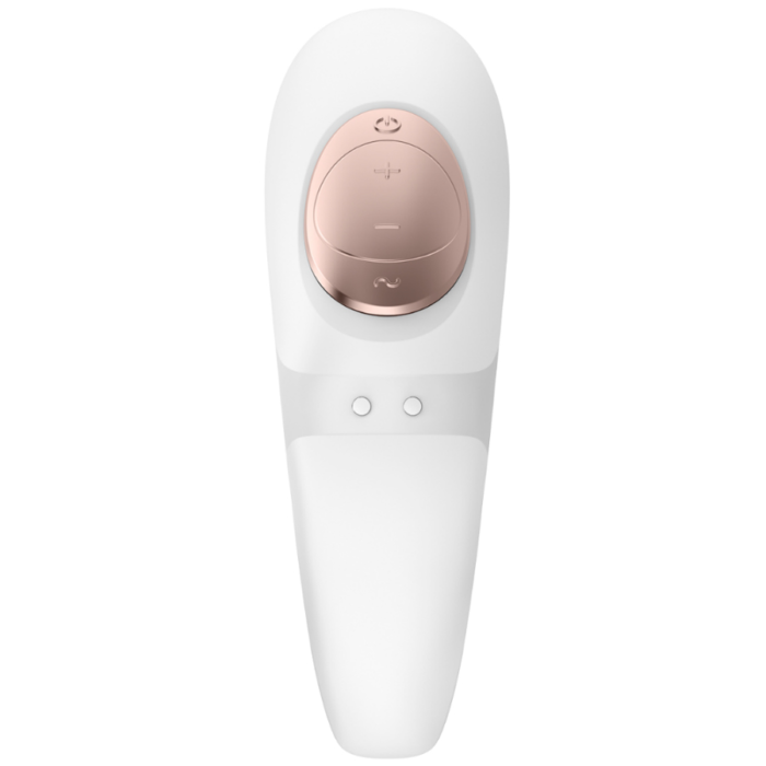 it stimulates the woman’s clitoris touch-free through pressure waves