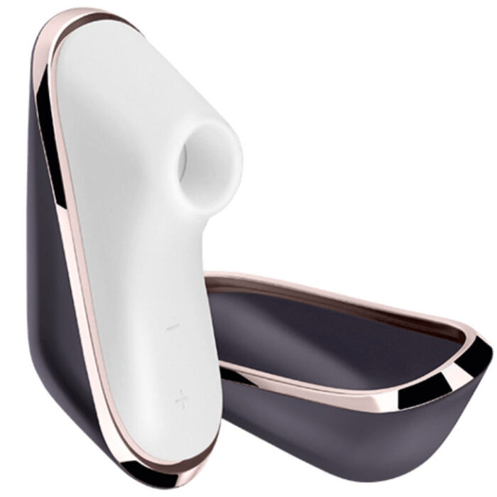 making your pleasure to a discreet and hygienic companion. Thanks to its compact size the Satisfyer Pro Traveler can be swiftly slipped into your bag. The elegant design and the breathtaking internal technology makes it to a lifestyle product that no toy collection should be without. The powerful motor is nevertheless very quiet