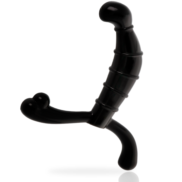 it is body safe and can be used with any lubricant.With this prostate stimulator you will reach extreme levels of stimulation.	Measures; 11.3cm length x 11.1cm width at the handle and 2.6cm penetration diameter.Get ready to discover the most hidden pleasures alone or with your partner.