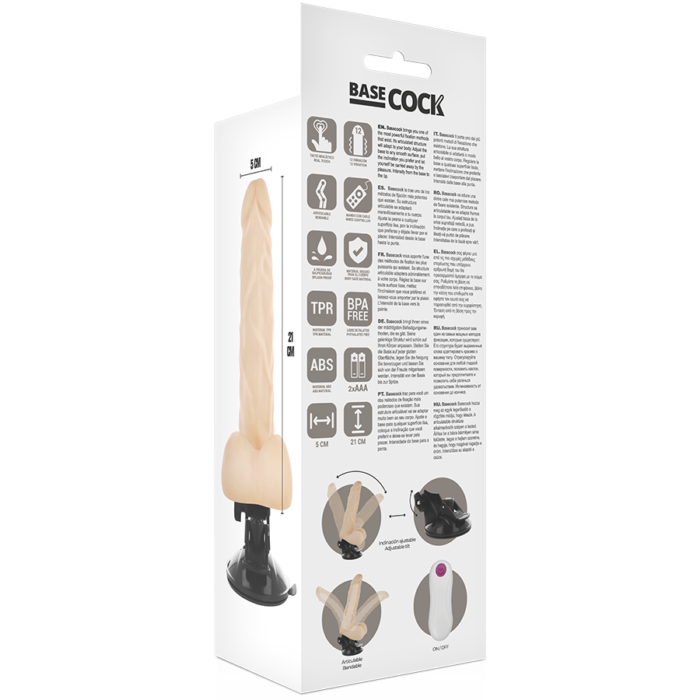 adapt it to your favorite position and you will melt with pleasure.Based cock provides a realistic experience with a multitude of functions