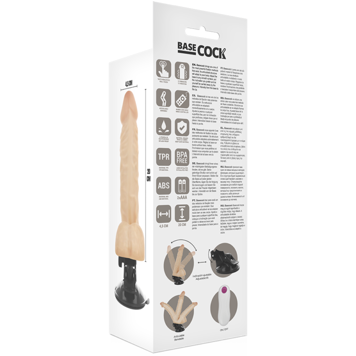 adapt it to your favorite position and you will melt with pleasure.Based cock provides a realistic experience with a multitude of functions