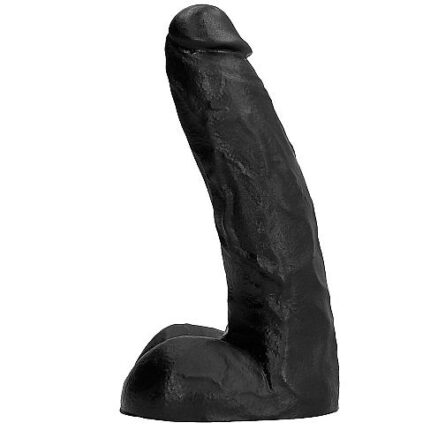 soft and flexible for optimal pleasure. You can enjoy it both anally and vaginally.Water and silicone based lubricants can be used. It is important to clean the dildo thoroughly after use. Each toy is tightly wrapped in a transparent plastic protective case.	Material: PVC	Measures: 22 x 5 cmDiscover the entire range of ALLBLACK products