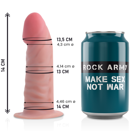 The Dual Density Tiger is a pleasant and realistic dildo from the Rock Army collection