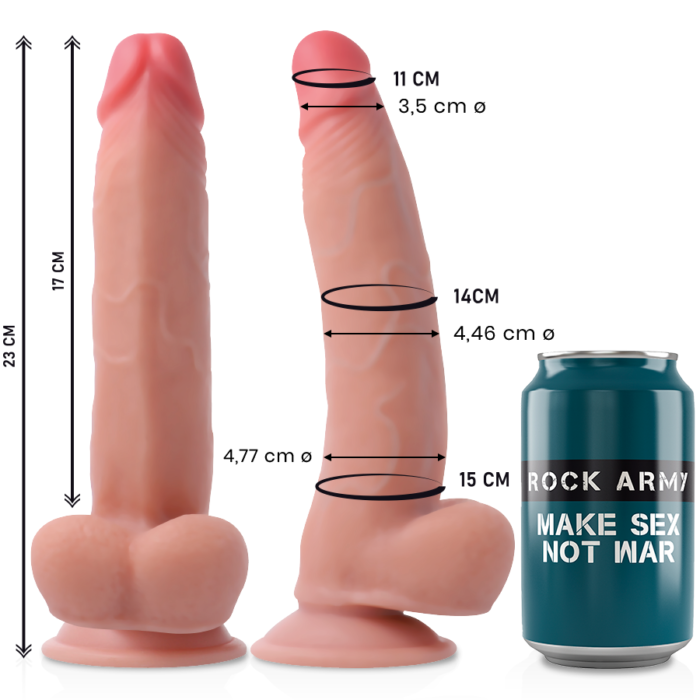 The Dual Density Leopard is a pleasant and realistic dildo from the Rock Army collection