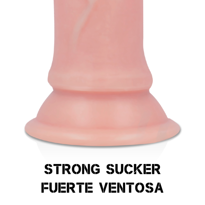 specifically designed for this.	Dildo	For vaginal and anal use	The toy's wide base stimulates external erogenous zones and guarantees 100% safe anal use	It has a nice smooth surface and a very realistic design	The body is stable and very flexible at the same time	Suction cup base allows it to be attached to smooth surfaces and walls	Can be used with harness	Hypoallergenic and odorless material	Waterproof	Easy to clean with the WATERFEEL TOYCLEANER or with mild soap and water	Size: 23 cm x 4.77cm 