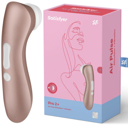 To achieve multiple and more intense orgasms. Satisfyer Pro 2 next generation vibration stimulates the clitoris without contact with expansive waves and exciting pulsations to obtain greater pleasure.	Clitoral stimulation without contact	Stimulation by shock wave	Vibration	Magnetic charging USB cable Included	Lithium ion battery	Body-friendly silicone	11 Programs	90% quieterWhat Next Generation Vibration offers?Everything women want ... This toy with oval head
