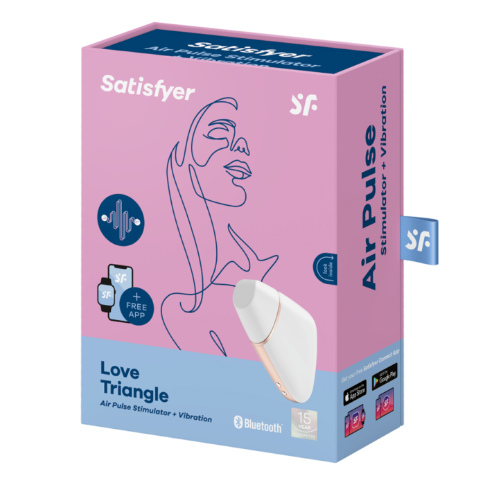 her noble design also makes the Love Triangle a highlight in her toy collection. It fits perfectly in the hand and flatters your skin with a smooth surface of medical silicone. Hardly recognizable as a toy and in a compact format