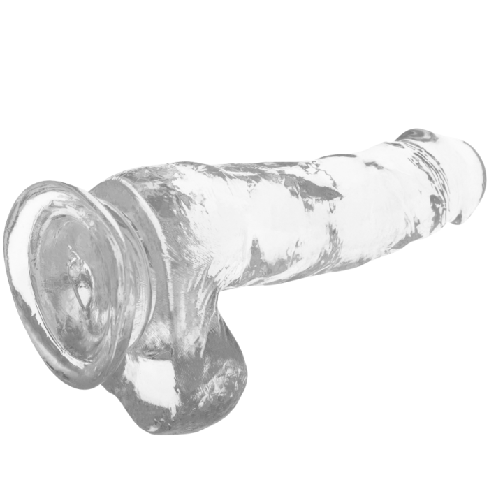 X Ray Clear will engage your senses visually and physically.The powerful ventilation base attaches to almost any flat surface and makes each dildo harness sea compatible.	• See product images to know the actual size	• Total length; 18.5 cm x 3.8 cm in diameter.	• Completely submersible.	• Hypoallergenic jelly material tested	• Phalatos free.	• Easy maintenance.MATERIAL AND CAREXray Jelly Material is non-porous