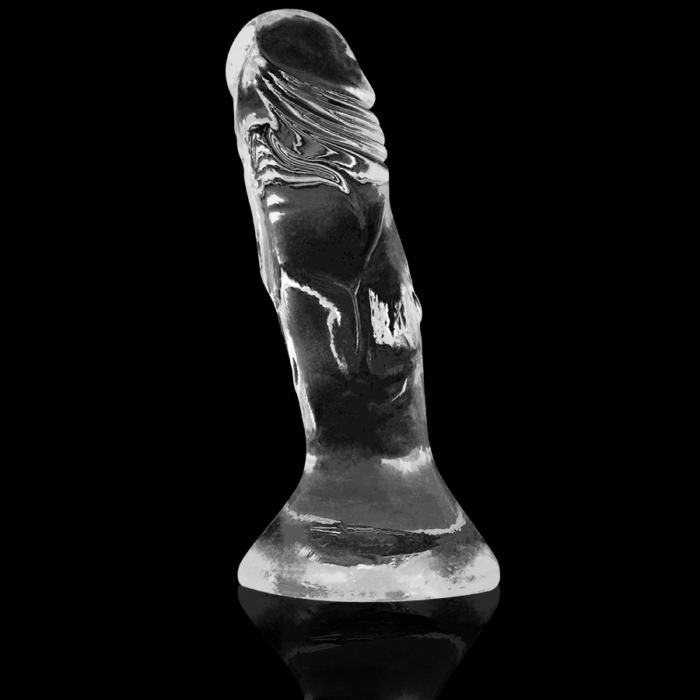 X Ray Clear will engage your senses visually and physically.The powerful ventilation base attaches to almost any flat surface and makes each dildo harness sea compatible.	See product images to know the actual size	Total length; 12 cm x 2.6 cm in diameter.	Completely submersible.	Hypoallergenic jelly material tested	Phalatos free.	Easy maintenance.MATERIAL AND CAREXray Jelly Material is non-porous