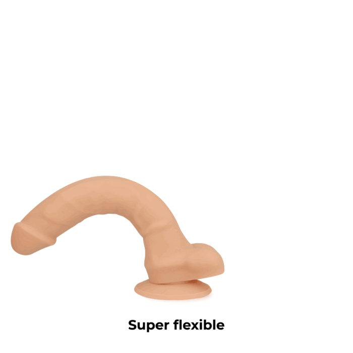 non-porous and therefore highly hygienic. The soft and flexible texture ensures that the silicone material is nice and easy to slide on. It quickly absorbs and stores your body heat. For the use of lubricants