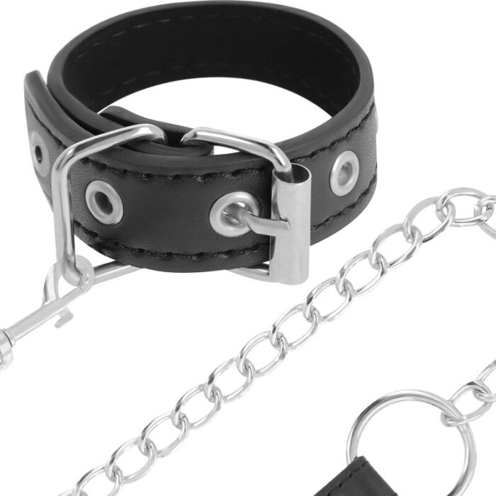 it is adaptable and has a metal chain so you can take your partner where you want