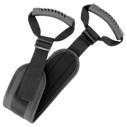 Take control with the Fetish Submisive adjustable harness doggy harness.A perfect padded harness with adjustable straps.Practice the famous doggy posture!The puppy's posture can make you reach heaven! It is not the most romantic posture we know
